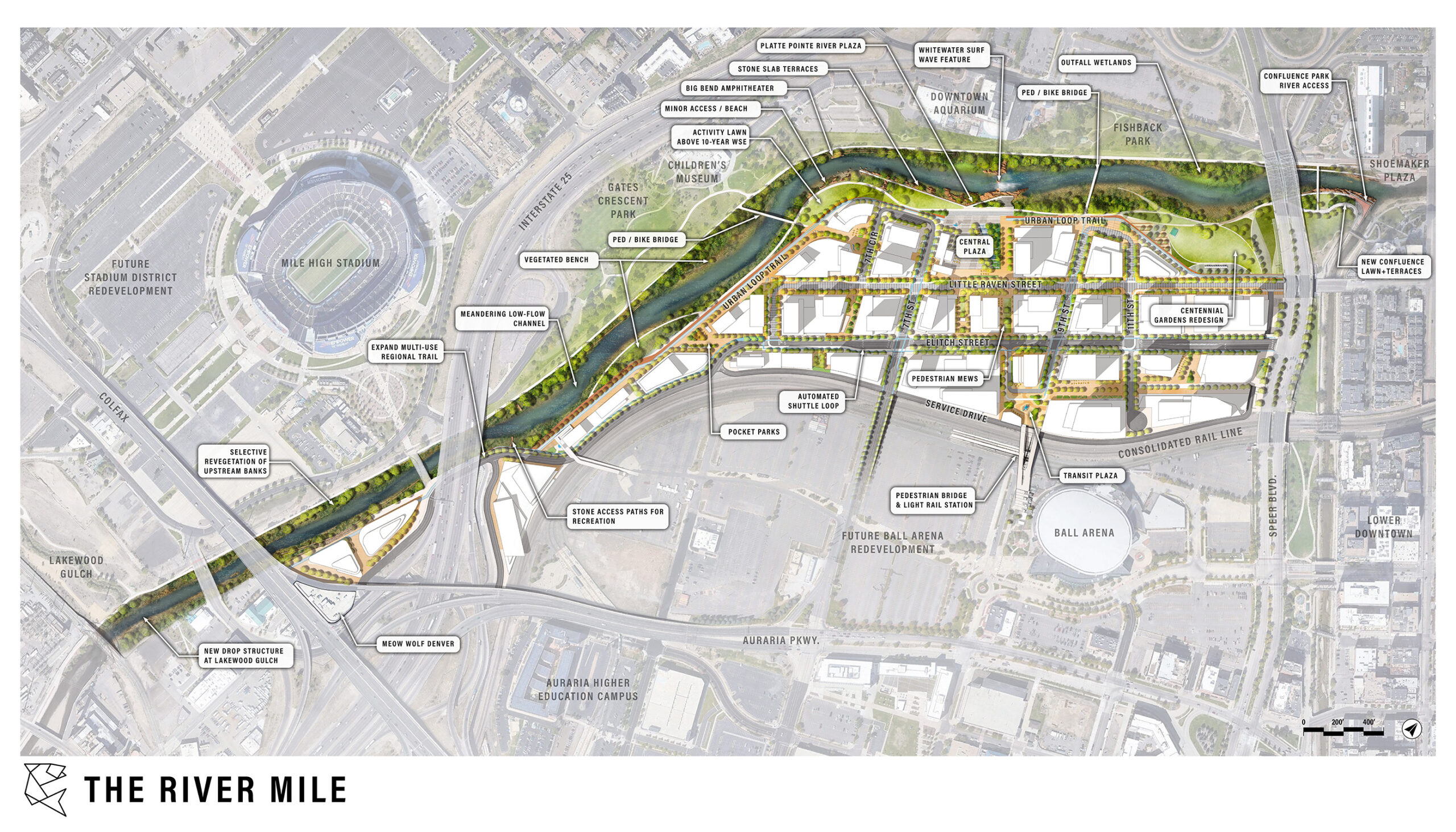 River Mile illustrative site plan