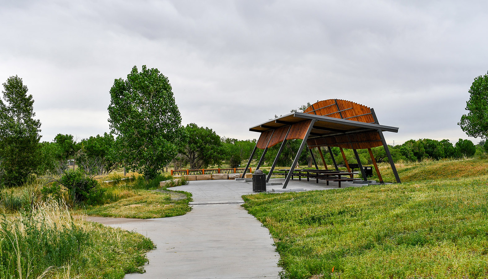 Sand Creek Park West pavilion